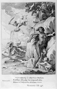 Perseus delivers Andromeda from the sea monster, 1655