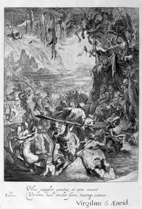 Scene of Hell, 1655 by Michel de Marolles
