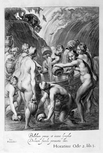 The Danaides condemned to fill bored vessels with water, 1655