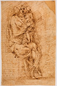 Madonna and Child by Michelangelo (after) Buonarroti