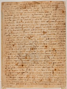 Autograph Remembrance by Michelangelo Buonarroti