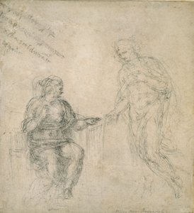 Christ bidding farewell to his Mother after the Resurrection by Michelangelo Buonarroti