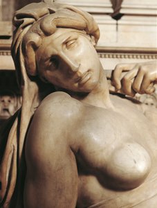 Dawn (Aurora), Detail from Tomb of Lorenzo de