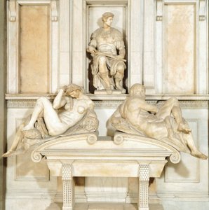 Italy, Florence, New Sacristy in Medici Chapel of Basilica of San Lorenzo in Florence (UNESCO World Heritage)