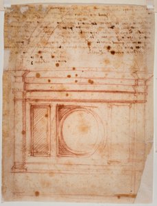 Sketches for the Drum of the Dome of Santa Maria del Fiore and Letter to the Cardinal of Bibbiena