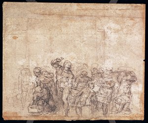 Study of Figures for a Narrative Scene (verso)