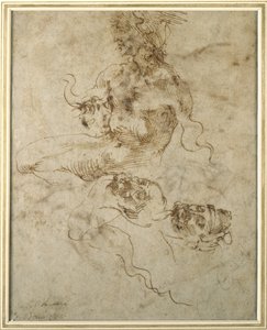Study of a Young Man, Seated by Michelangelo Buonarroti