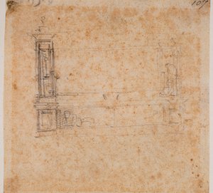 Study of Double Tomb Wall for the New Sacristy