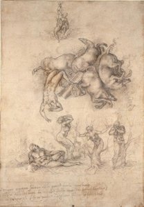 The Fall of Phaeton by Michelangelo Buonarroti