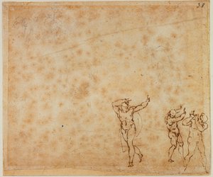 Three Nudes by Michelangelo Buonarroti