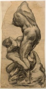 Two Struggling Figures