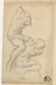 Two Struggling Figures
