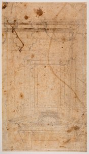 Wall tomb and partial church plan