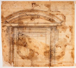 Window Sketches for San Giovanni dei Fiorentini
