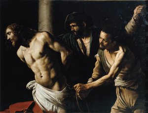 Flagellation of Christ or the Scourging at the Pillar by Michelangelo Merisi da Caravaggio