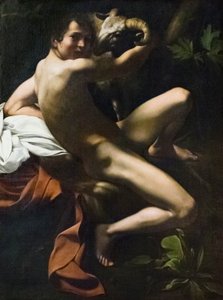 St John the Baptist, Youth with a Ram by Michelangelo Merisi da Caravaggio