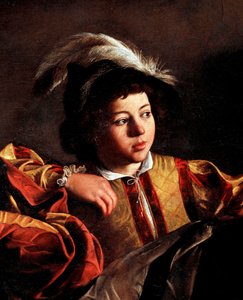 The Calling of St Matthew (detail) by Michelangelo Merisi da Caravaggio