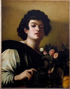 Young Boy in the Vase of Roses by Michelangelo Merisi da Caravaggio