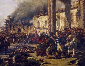 Altamura Massacres, by Michele Cammarano, Neapolitan Republic, Italy