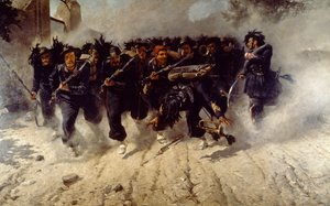 Bersaglieri Charge at Porta Pia, by Michele Cammarano