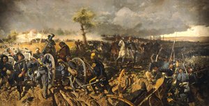 Second War of Independence: Battle of San Martino, 24 June 1859, by Michele Cammarano