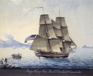 Brig Nancy Ann of Salem Leaving Naples, c.1810