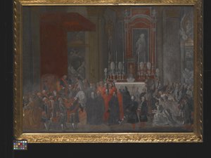 A Religious Ceremony on the Accession of Ferdinand IV to the Throne of Naples by Michele Foschini