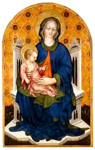 The Madonna and Child Enthroned by Michele Giambono