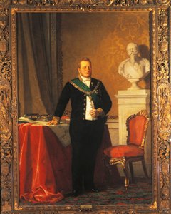 Portrait of Camillo Benso, Count of Cavour by Michele Gordigiani