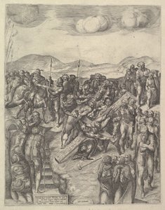 The Crucifixion of Saint Peter, after Michelangelo