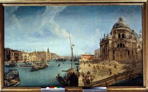 View on the Entrance of the Grand Canal and on the Church of Salute in Venice