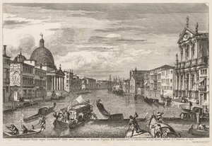 Views of Venice: Santa Chiara by Michele Marieschi