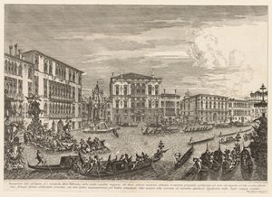 Views of Venice: The Regatta by Michele Marieschi