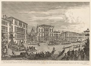 Views of Venice: The Regatta by Michele Marieschi