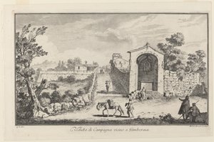 View of the Countryside near Gamberaia by Michele Marieschi after Giuseppe Zocchi
