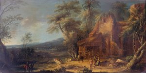 Landscape with Ruin by Michele Pagano