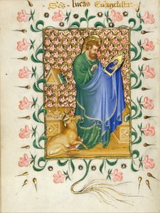 St. Luke Painting the Virgin by Michelino Molinari da Besozzo