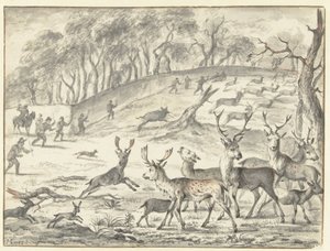 Deer Hunt by Michiel Carree