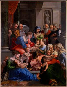 The Holy Kinship by Michiel I Coxie or Coxcie