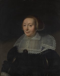 Portrait of a Woman with a Lace Collar by Michiel Jansz van Mierevelt