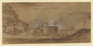 Lime Kiln near Lyon by Michiel van Overbeek