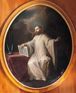 St Bernard of Clairvaux by Miguel (attr. to) Cabrera