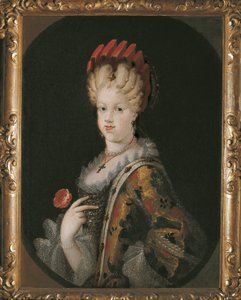 Portrait of Marie Louise Gabrielle of Savoy, Queen of Spain by Miguel Jacinto Meléndez