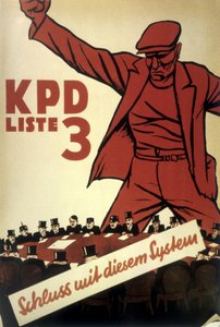 German Communist Party (KPD) Poster 