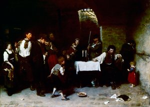 The Last Day of a Condemned Man in Hungary by Mihály Munkácsy