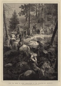 HRH the Prince of Wales Deer-Stalking in the Highlands, the Rendezvous