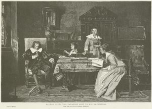 John Milton Dictating Paradise Lost to His Daughters