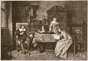 Milton Dictating 
