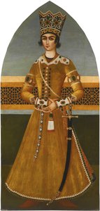 Portrait of Prince Abbas Mirza by Mihr Ali