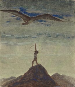 The Sign of Sagittarius (From the Cycle Zodiac) by Ciurlionis, Mikalojus Konstantinas by Mikalojus Konstantinas Čiurlionis